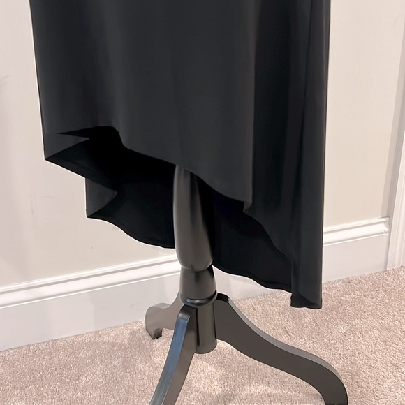 White House Black Market Color-Block Asymmetrical High-Low Shift Dress - Picture 3 of 8